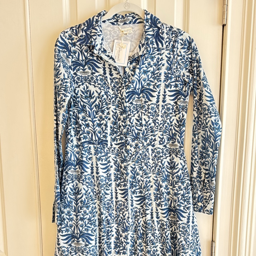 NWT Tuckernuck Livro by Olivia Maxi Shirt Dress XS
